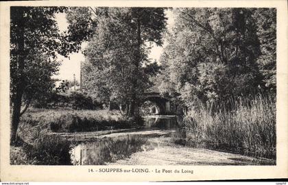 CPA Souppes Sur Loing Le Pont Du Loing