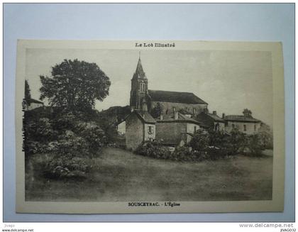 SOUSCEYRAC  (Lot)  :  L'EGLISE