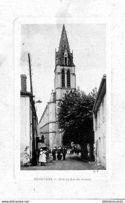 D40 LANDES - SOUSTONS <  " UNE SORTIE DE MESSE "