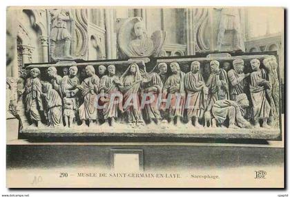 CPA Musee de Saint Germain en Laye Sarcophage