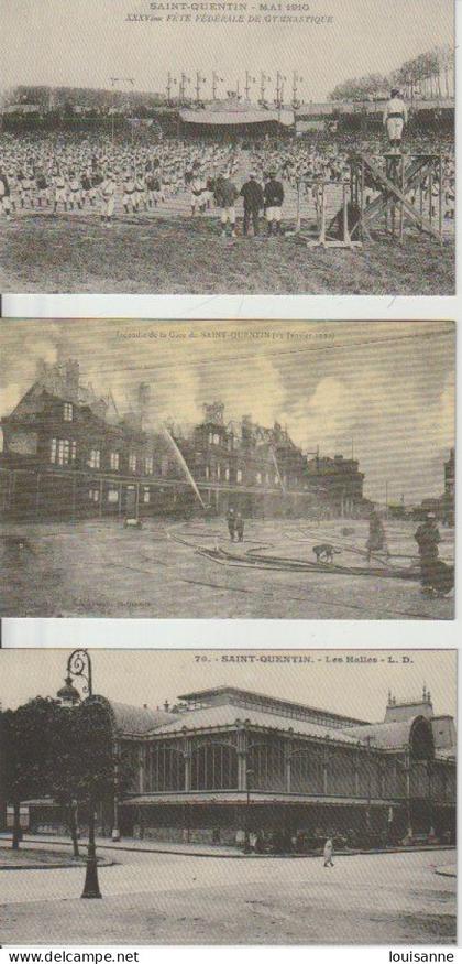 SAINT  -QUENTIN  ( 78    )3  C P A  RETRO  DIVERSES   ( 24 / 3 / 134