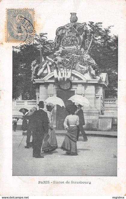 75-PARIS STATUE DE STRASBOURG-N°T1072-A/0355