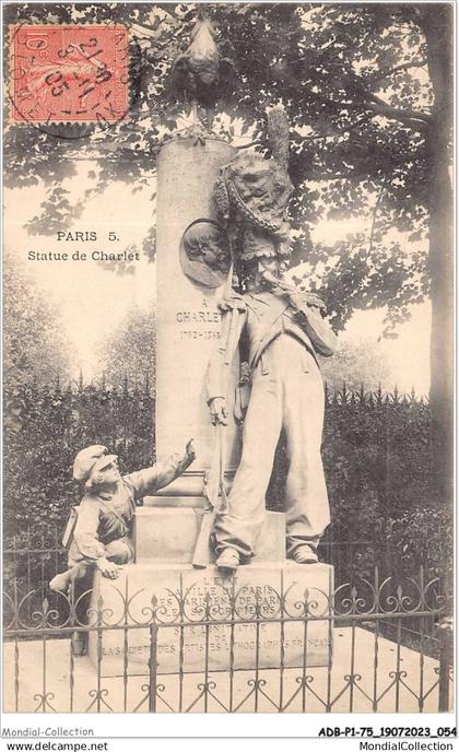 ADBP1-75-0028 - PARIS - statue de charlet