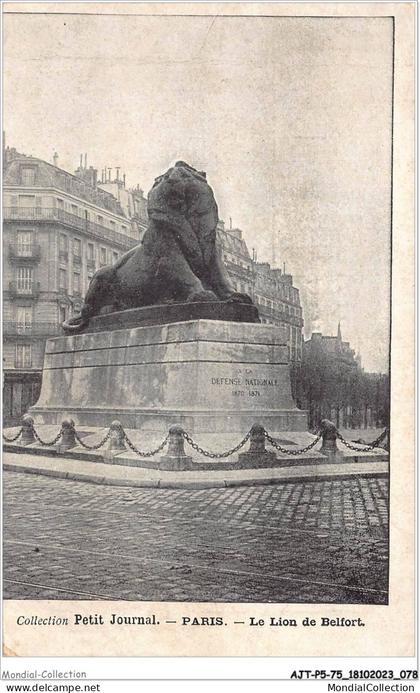 AJTP5-75-0551 - PARIS - le lion de Belfort