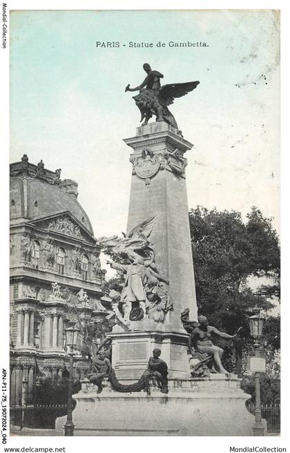 APNP11-0818-75 - PARIS - Statue de Gambetta