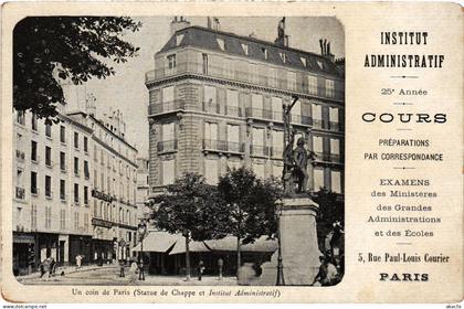 CPA PARIS Statue de Chappe (1394749)