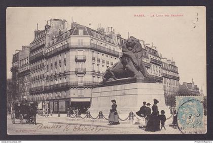 FRANCE, Postcard, Paris, Lion of Belfort