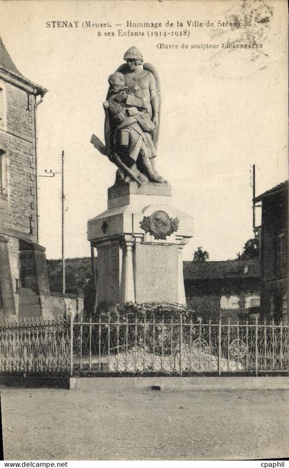 CPA Stenay Hommage De La Ville De Stenay a ses enfants Militaria