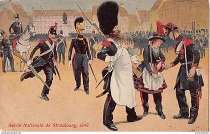 France - STRASBOURG - Garde Nationale de Strasbourg en 1848 - Ed. Félix Luib