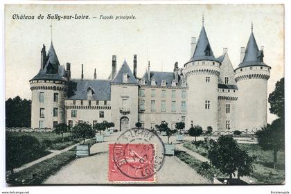 CPA - Carte Postale - France - Château de Sully sur Loire - Façade Principale  - 1907 ( I11110)