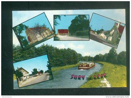 CPSM - Sury près Léré (18) - Multivues ( Canal péniche Ed. Nivernaises )
