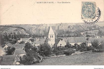 SURY EN VAUX - Vue générale - très bon état
