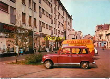 57 Talange, le Centre Commercial, belle Renault 4L et Estafette Phillips au 1er plan