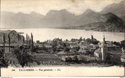 CPA Talloires Vue Generale