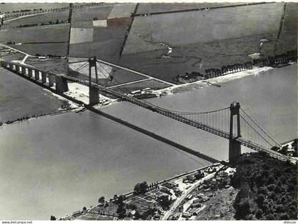 76 - Tancarville - Le Pont de Tancarville - Vue aérienne - Carte dentelée - CPSM grand format - Voir Scans Recto-Verso