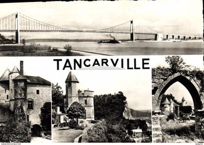 CPSM Tancarville pont château