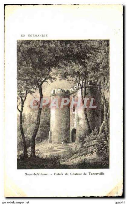 Tancarville - Entree du Chateau - CPA