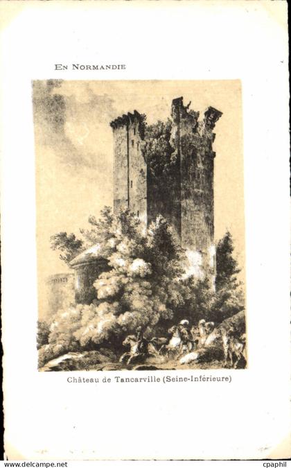 Tancarville - Le Chateau - Tableau - CPA