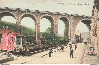 69 - RHÔNE - TARARE -le viaduc - route de Paris - superbe - 10534