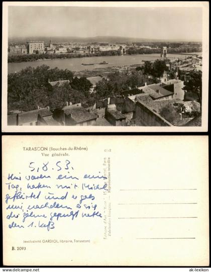 CPA Tarascon (Bouches-du-Rhône) Gesamtansicht von Tarascon 1953