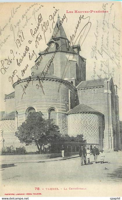 CPA Tarbes La cathedrale
