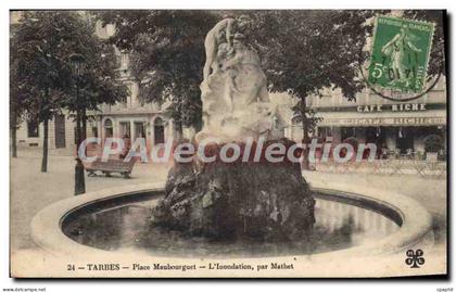 CPA Tarbes Place Maubourguet