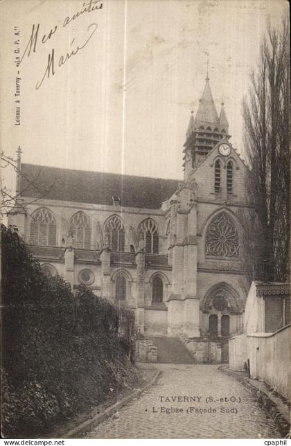 CPA Taverny (S -et O) L eglise (Facade Sud)