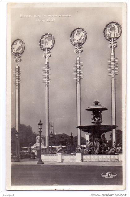 CP - Exposition Paris 1937 - Porte de la Concorde