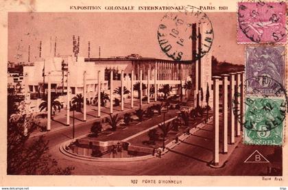 Paris (Exposition Coloniale Internationale de 1931) - Porte d'Honneur