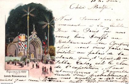 Paris (Exposition de 1900) - Entrée Monumentale