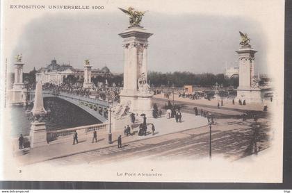 Paris (Exposition Universelle de 1900) - le Pont Alexandre