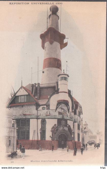 Paris (Exposition Universelle de 1900) - Marine marchande Allemande