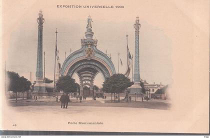 Paris (Exposition Universelle de 1900) - Porte Monumentale