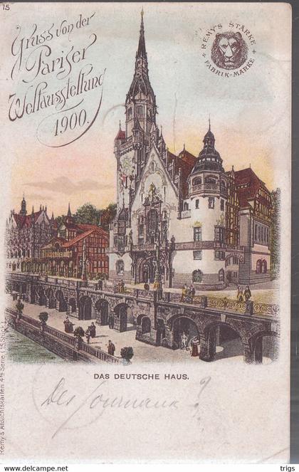 Paris (Pariser Weltausstellung von 1900) - Das Deutsche Haus
