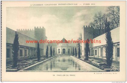 Pavillon du Maroc. Expo Paris 1931.