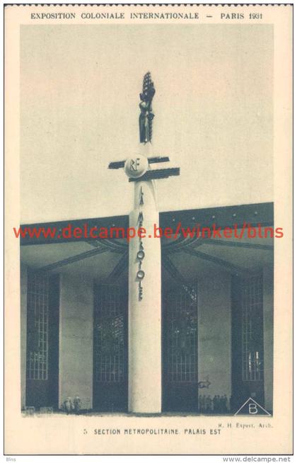 Section Métropolitaine. Expo Paris 1931.