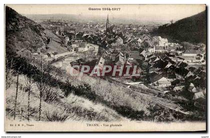 CPA Guerre Thann Vue Generale