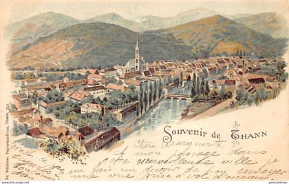 France - Souvenir de Thann - Litho - Ed. Schlatter Papierhandlung, Thann
