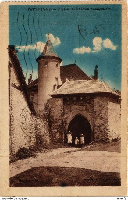 CPA THEYS - Portail du Chateau Lesdiguieres (653093)