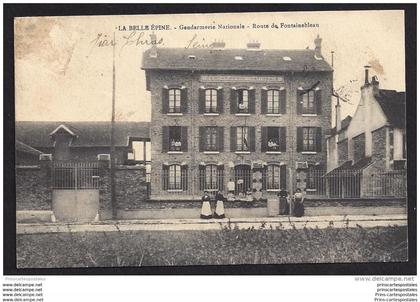 CPA 94 La Belle Epine Thiais Gendarmerie Nationale Route de Fontainebleau