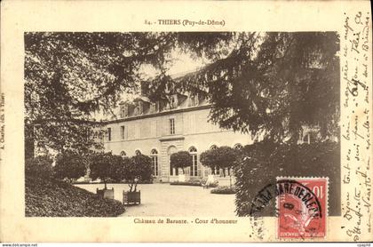 CPA Thiers Chateau De Barante