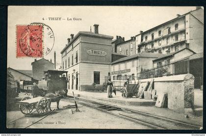 Carte Postale - France - Thizy - La Gare (CP24718OK)