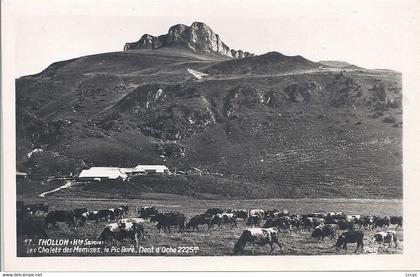 CPSM Thollon Chalets des Mainmises Le Pic Baré Dent d'Oche