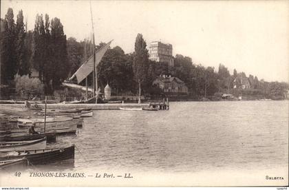 CPA Thonon les Bains le Port