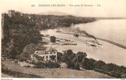 CPA Thonon les Bains Vue prise de Coneise