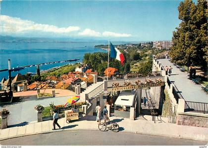 CPM Thonon les Bains Le Belvedere panorama sur le Port