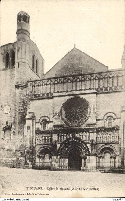Thouars CPA Eglise St Medard