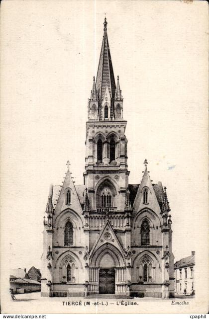 CPA Tierce (M et L) L Eglise