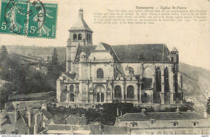 CPA Tonnerre Eglise St Pierre