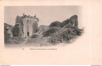 [-10%] FRANCE - Tonquédec - Ruines de Tonquédec - La citadelle - Carte Postale Ancienne